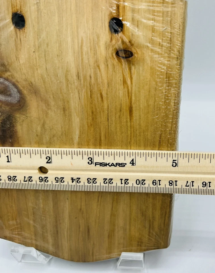 Vintage Wooden Memo Note Pad Wall Hanging Hearts Country Notes New in Package - Image 4 of 4