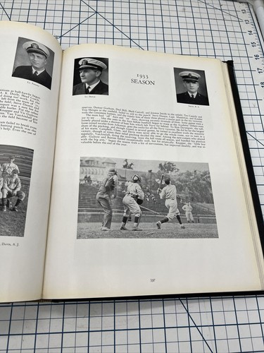 1933 NAVY MIDSHIPMEN FOOTBALL TEAM SLADE CUTTER AUTOGRAPH & 1934 USNA YEARBOOK - Picture 23 of 24