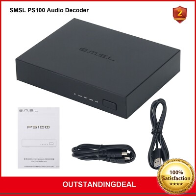 SMSL PS100 Audio Decoder ES9023 Multifunctional DAC Support for HDMI-compatible