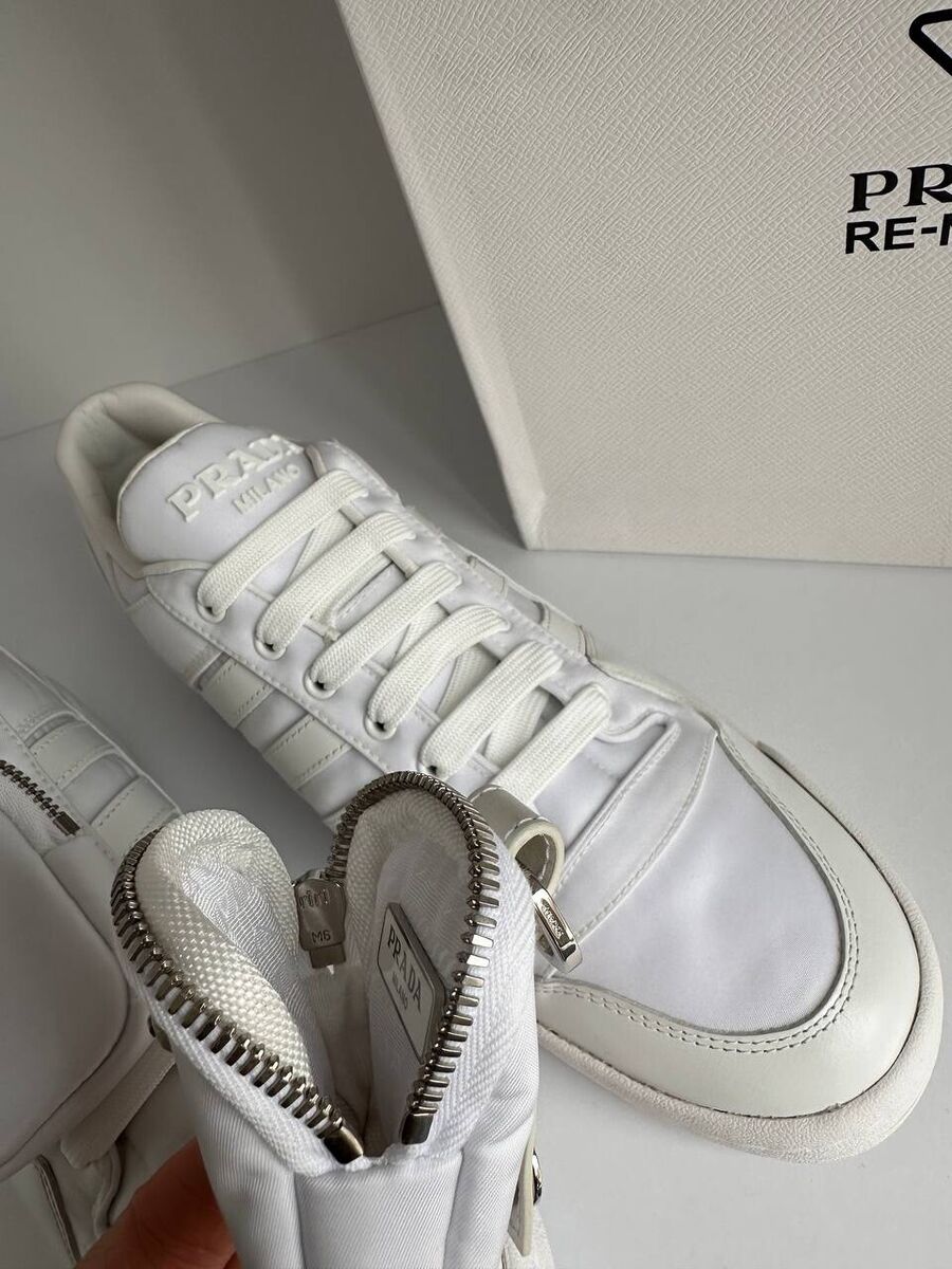 Prada x Adidas Re-Nylon Forum White Low Sneakers US 9.5 | eBay Prada x Adidas Re-Nylon Forum White Low Sneakers US 9.5 | eBay