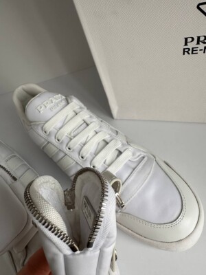 Prada x Adidas Re-Nylon Forum White Low Sneakers US 9.5 | eBay Prada x Adidas Re-Nylon Forum White Low Sneakers US 9.5 | eBay