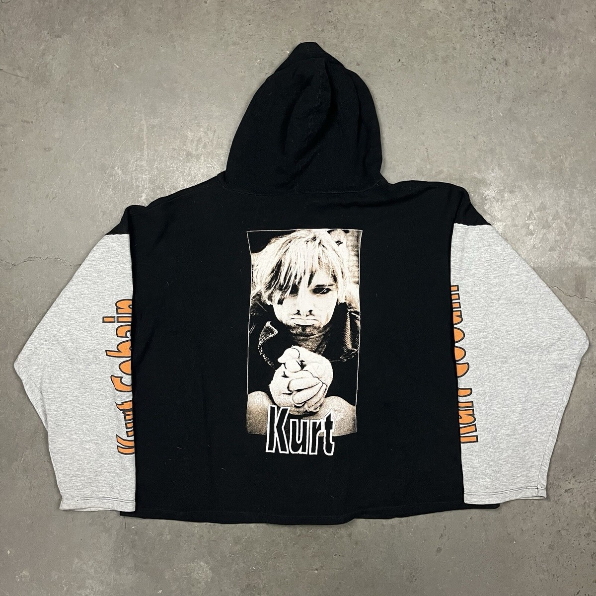 Vintage 90s Kurt Cobain Nirvana Bootleg Hoodie Sweatshirt Vintage 90s Kurt Cobain Nirvana Bootleg Hoodie Sweatshirt