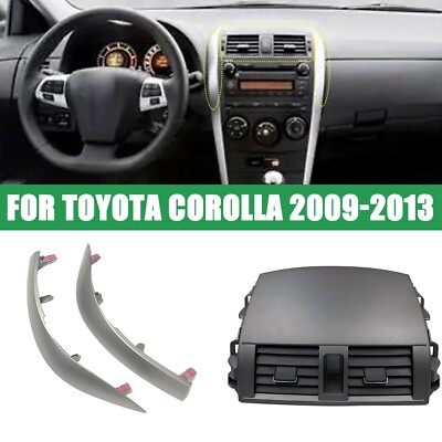 La Salida De Aire Acondicionado Es Aplicable Compatible Con Toyota Corolla 2007-2013 Tira De Ajuste Panel De Instrumentos Central A Panel De Salida De Aire O6F9