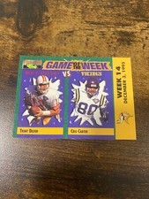 1995 Classic Pro Line Score Trent Dilfer Cris Carter #H-27 HOF