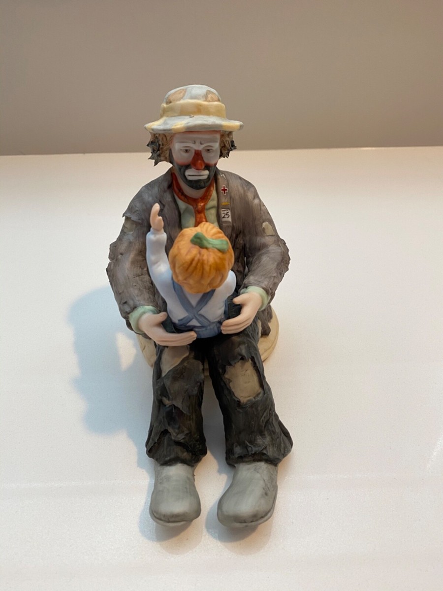 Emmett Kelly Jr. 9815 The Emmett's Fan Clown Figurine #9522