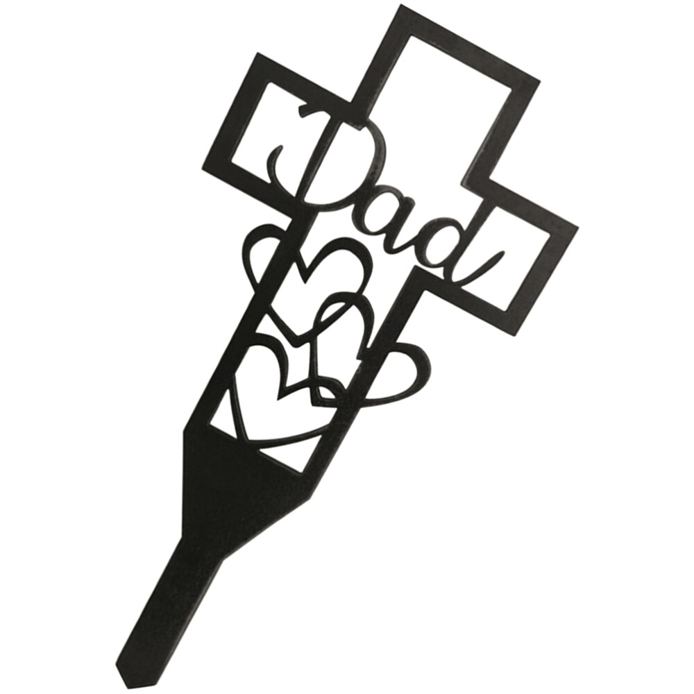 Graveyard Metal Insert Iron Crosses Cemetery Marker Memorial Plaques eBay