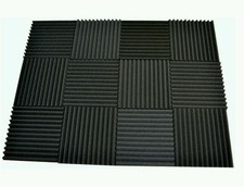 6 pack Acoustic Foam Tiles   1 x 12 x 12 (charcoal) ** FREE SHIPPING