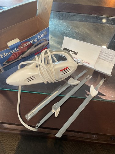 Maxim Electric Carving Knife With 3 Blades Maxek2 - Picture 4 of 5