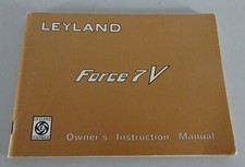 Owner's Manual Leyland Australia Force 7V (P76) Unreleased Coupé from 1974