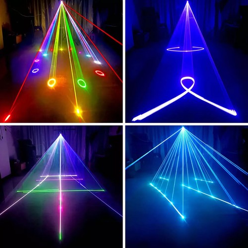 App Edit 5W RGB iLDA DMX Animation laser projector For Wedding Party Stage Light - Picture 9 of 16