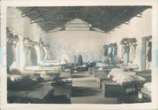 Post war photo British soldiers Barracks in bungalows Cyprus 3.25x2.25"