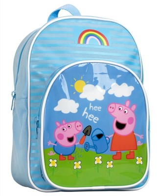 Hooray for Peppa Peppa Pig School Travel Kids Childrens Backpack Rucksack Travel
