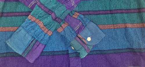 USA MADE Pendleton VTG 100% Wool Button Plaid Shirt Women’s Sz Small Long Sleeve - Picture 6 of 13