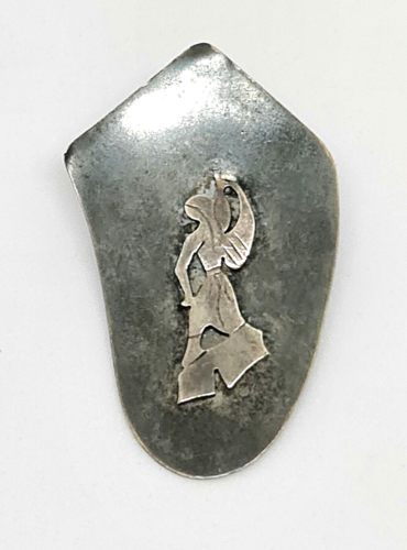 Vintage Judaica Bezalel Collectibles  Silver Brooch Pendant  Jerusalem ISRAEL. - Afbeelding 1 van 9