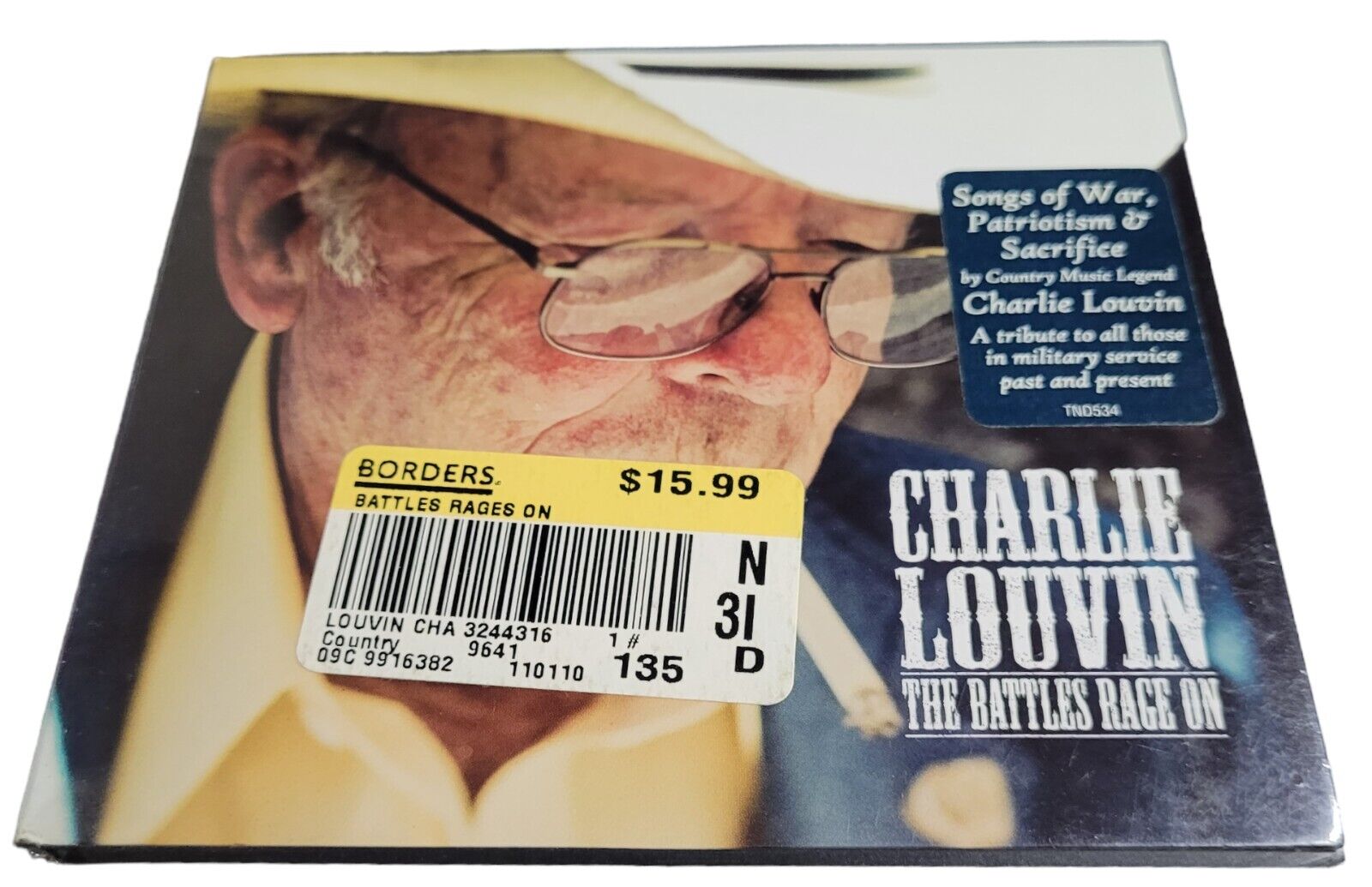 The Battles Rage On by Charlie Louvin (CD, 2010) Country Digipak Factory Sealed
