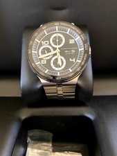 Porsche Design P'6360 Flat Six Automatic Chronograph Watch SS Bracelet 44mm NEW 3