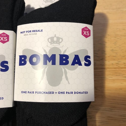 NWT Kids Bombas Black Tech Toddler Lot of 3 Mid-Calf Crew Socks (SZ- 1.5-8.5) XS - Picture 3 of 7