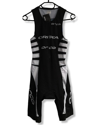 Orca Trisuit Einteiler Triathlon schwarz/blau Herren Gr. XS NEU