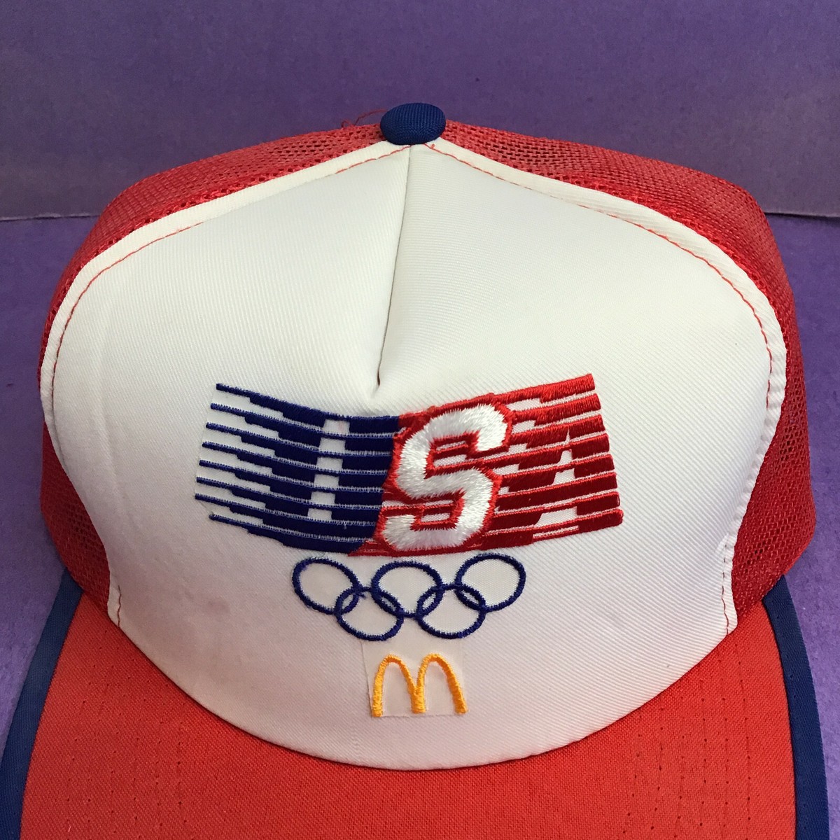 Vintage 1984 USA Olympics McDonalds Hat Snapback Trucker Cap | eBay