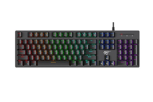 Havit KB858L RGB Backlit Mechanical Keyboard Blue Switches - Picture 2 of 3