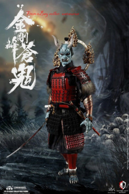 なっちゃん6本セット COOMODEL SE074 Japanese Samurai METAL BLACK LION ARMOR 1/6