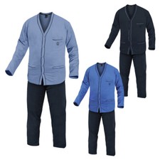 Pigiama Uomo NAVIGARE Taglie Forti Cotone Jersey Aperto Art.14280AB