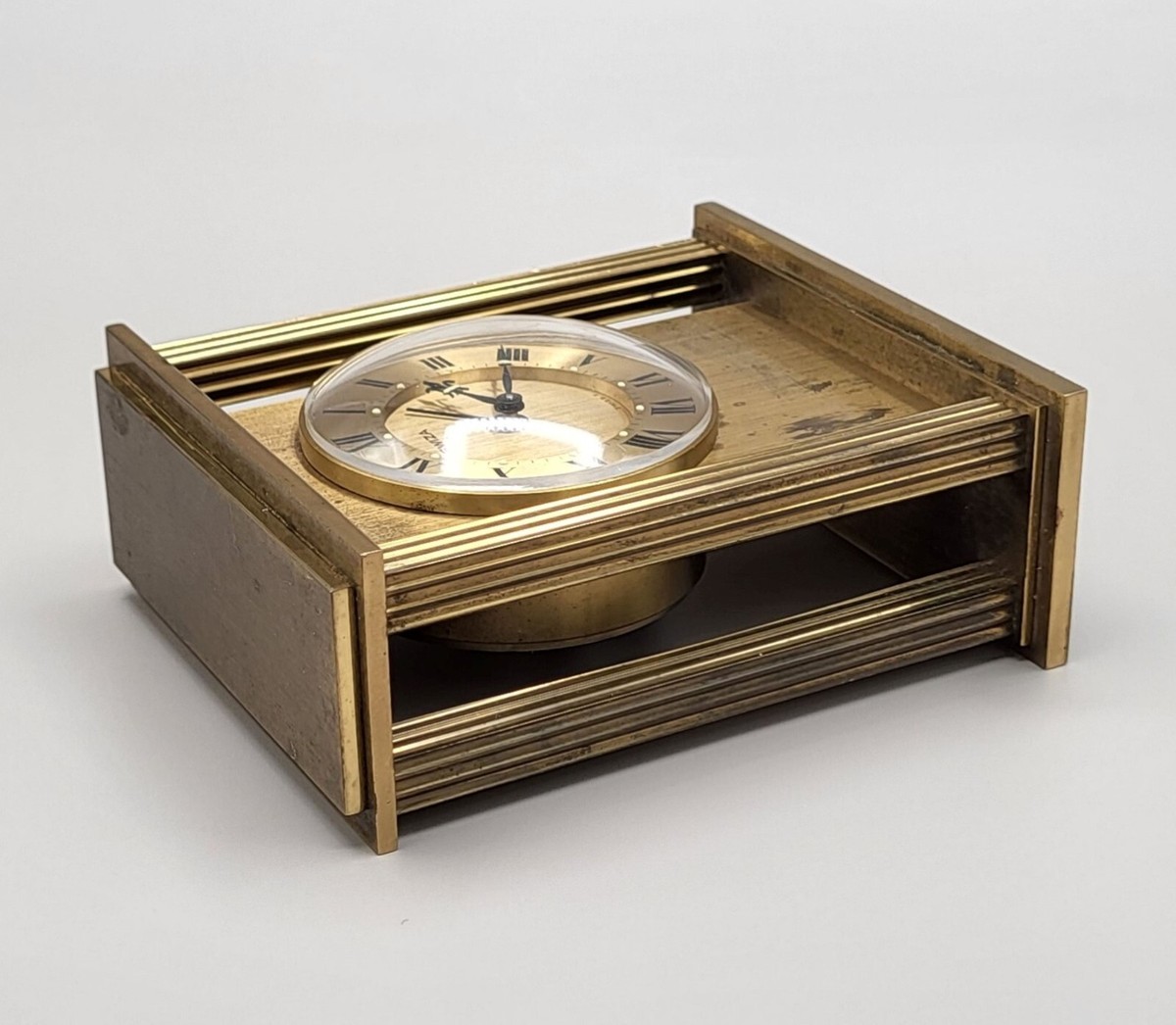 0 Alarm Clock SWIZA Swiss Switzerland 1960's Day Vintage Swiza