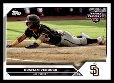 2023 Topps Pro Debut Rosman Verdugo   PD-44 ACL Padres