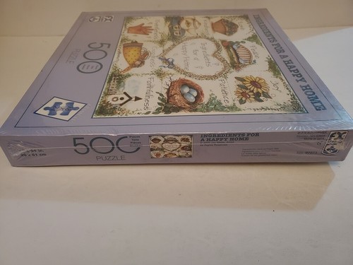 Ingredients for a Happy Home FX Schmid 500 Piece Jigsaw Puzzle 18" x 24" - Picture 3 of 6