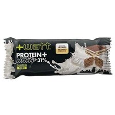 +WATT PROTEIN+ WHITE 1 BARRETTA PROTEICA DA 40 GRAMMI SNACK PROTEINE WHEY