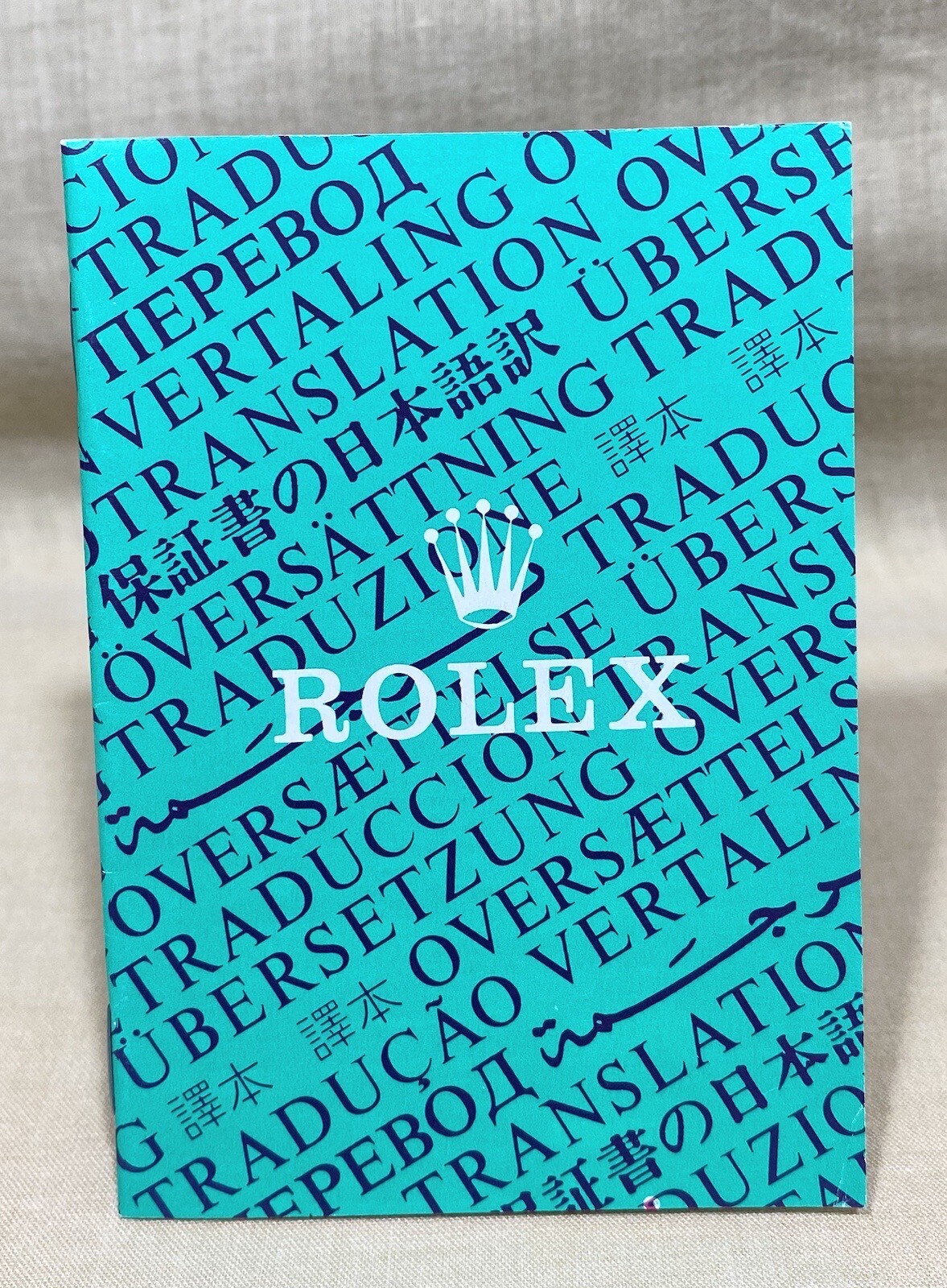 Vintage Rolex Booklet for Daytona Explorer Datejust GMT Submariner OEM