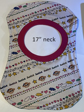 Bib 17" Neck Pull Over Head T-Shirt Special Needs Drool Cotton Polyester