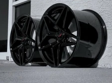 CARBON BLACK FLASH C7 ZR1 STYLE WHEELS  2015+ C7 Z06/GRAND SPORT 19X10/20X12"