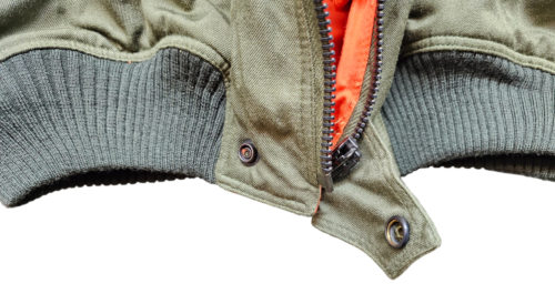Genuine Italian Army Airforce Issue Pilot Flight MA1 Style Jacket + Liner #20 - Picture 11 of 19