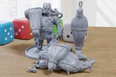 Corpse Trader - 3D Printed Proxy Minifigure for Sci-fi Miniature Tabletop Games 
