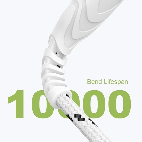Rapide Chargement Type C À USB Câble Chargeur Long Plomb Pour IPHONE 16/Samsung - Photo 7 sur 14