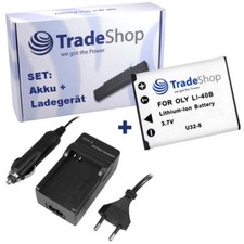 Akku 950mAh + LADEGERÄT Revue DC 8 XS Sanyo VPC-T1495 SeaLife DC1200 DC1400