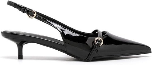 Elegant Women’s Pointed Toe Sling back Kitten Heel Sandals Wedding & Party - Picture 2 of 25