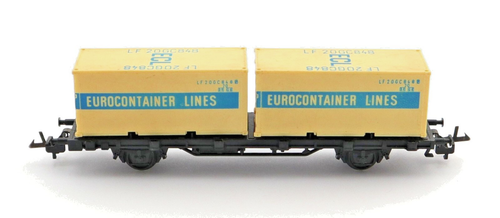 BTTB 4521 Plattformwagen Containertragwagen ECL Spur TT - Picture 2 of 2