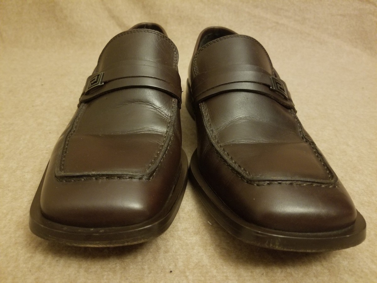 Versace Classic V2 Men Logo Strap Loafer Sz 40 Medusa  main image 2