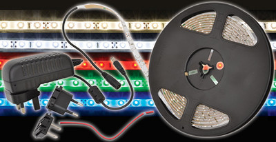 LED Band Licht Kit einfarbig 3M Zum Selbermachen LED Streifen Beleuchtung IP65 Typ auswählen 