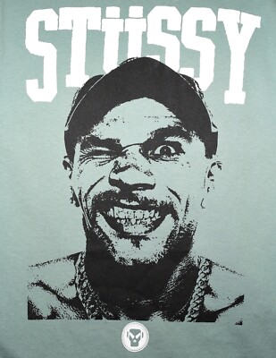 Björk & Goldie Stüssy Tee By Enter The Night Gallery SIZE XL | eBay