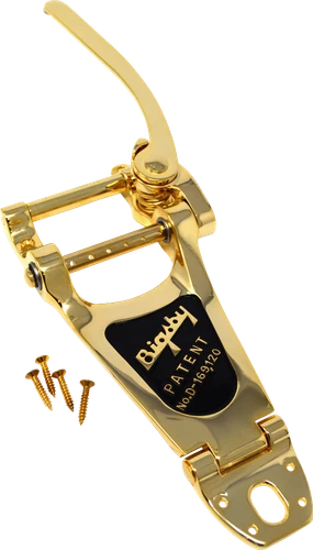 Bigsby Model B7G Gold Vibrato Tremolo Tailpiece For Archtops #7708015100