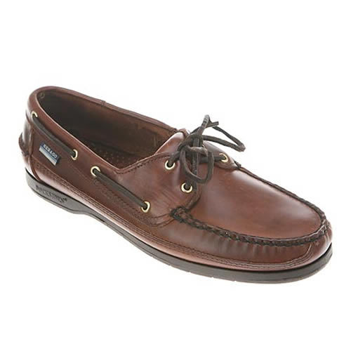 Men's Sebago Brown Waxy Schooner Deck 