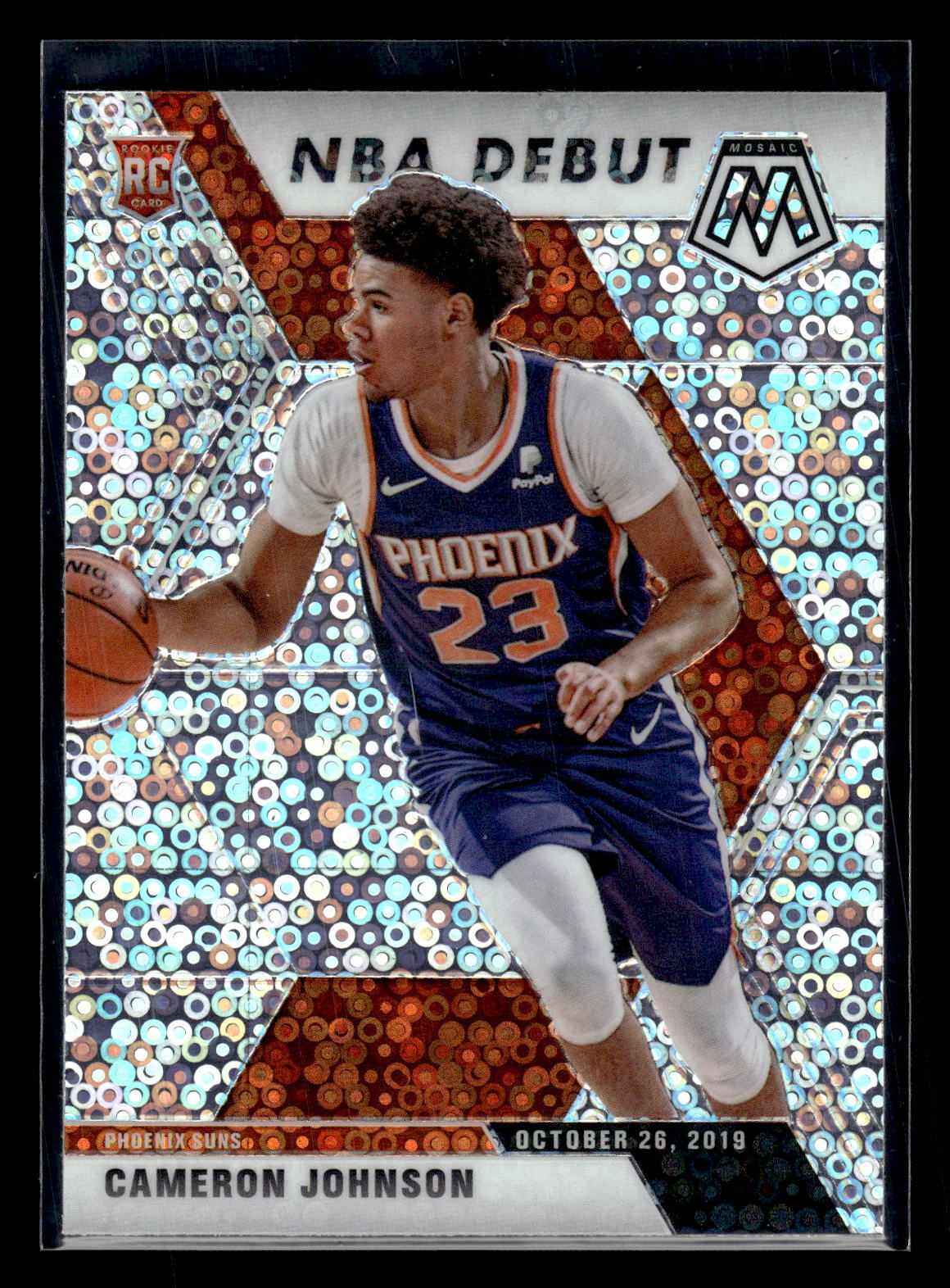 2019 Panini Mosaic #265 Cameron Johnson Rookie Fast Break Silver Suns Mint+