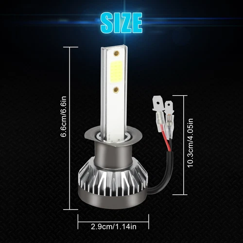 4x H1 LED Headlight Bulbs Conversion Kit High Low Beam 6000K Xenon Super White - Picture 9 of 10