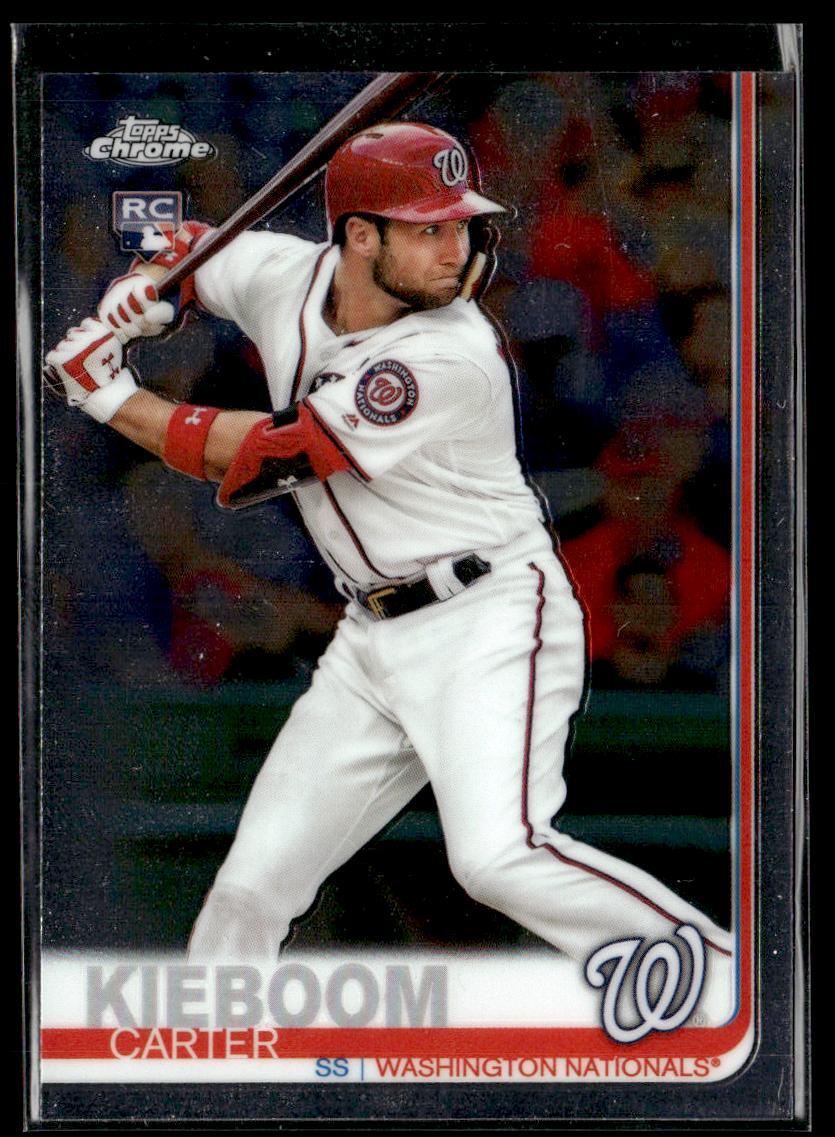 2019 Topps Chrome Update #22 Carter Kieboom Washington Nationals Rookie
