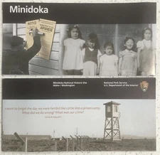 Minidoka NP & SP Brochure Map NPS Guide 2024.