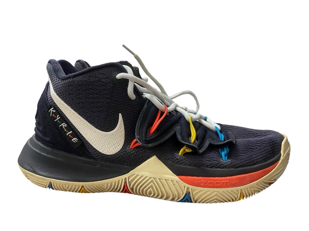 Nike Kyrie 5 Friends 'Black/Multi' MISMATE Mens Size 7.5