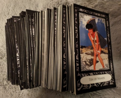 Großes Lot unvollständiges Tarot Deck meist Zauberstäbe & Schwerter doppelt
